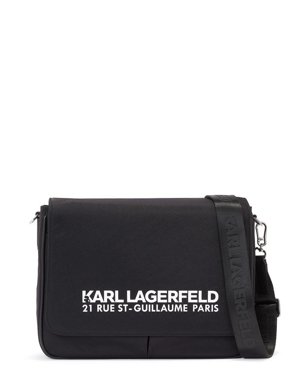 Karl Lagerfeld Karl Lagerfeld Torba preko ramena  crna / bijela