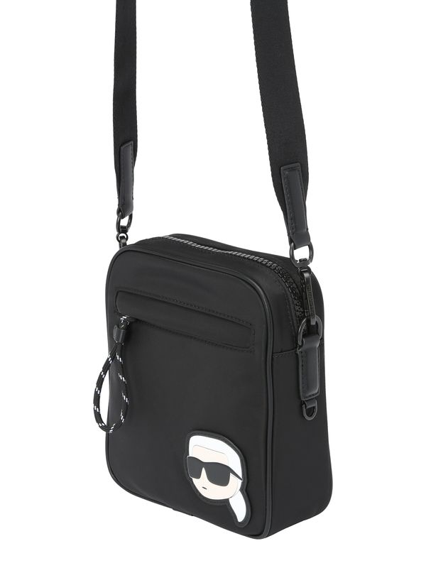 Karl Lagerfeld Karl Lagerfeld Torba preko ramena  crna / bijela