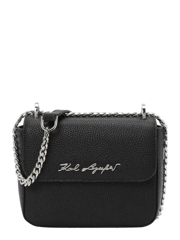 Karl Lagerfeld Karl Lagerfeld Torba preko ramena  crna / srebro