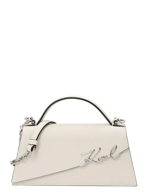 Karl Lagerfeld Karl Lagerfeld Torba preko ramena  crna / srebro / prljavo bijela