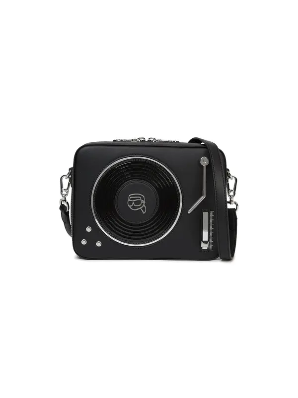 Karl Lagerfeld Karl Lagerfeld Torba preko ramena 'Ikon'  crna / srebro