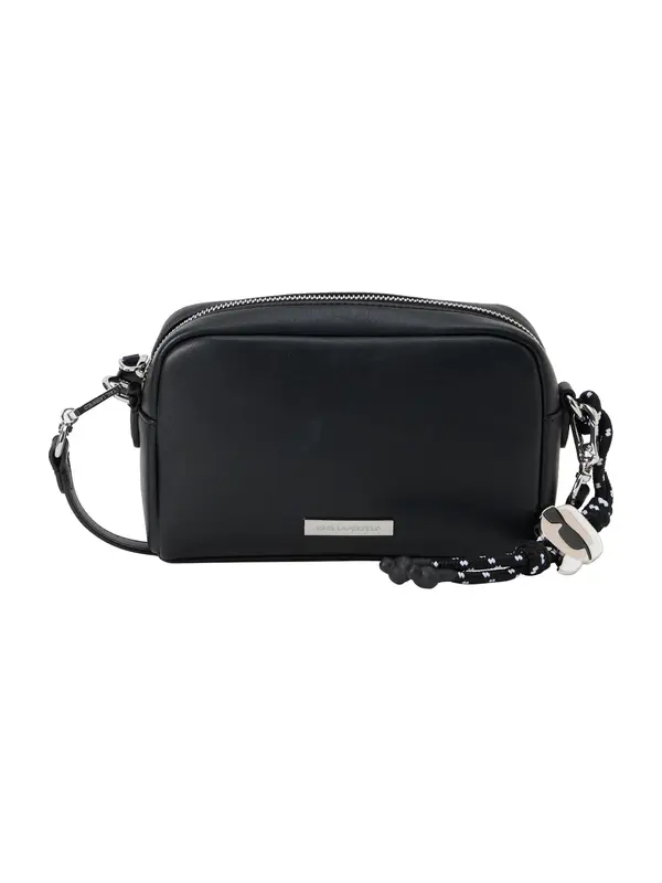 Karl Lagerfeld Karl Lagerfeld Torba preko ramena 'IKON SMOOTH'  crna