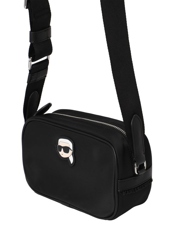 Karl Lagerfeld Karl Lagerfeld Torba preko ramena 'Ikonik 2.0'  crna / bijela