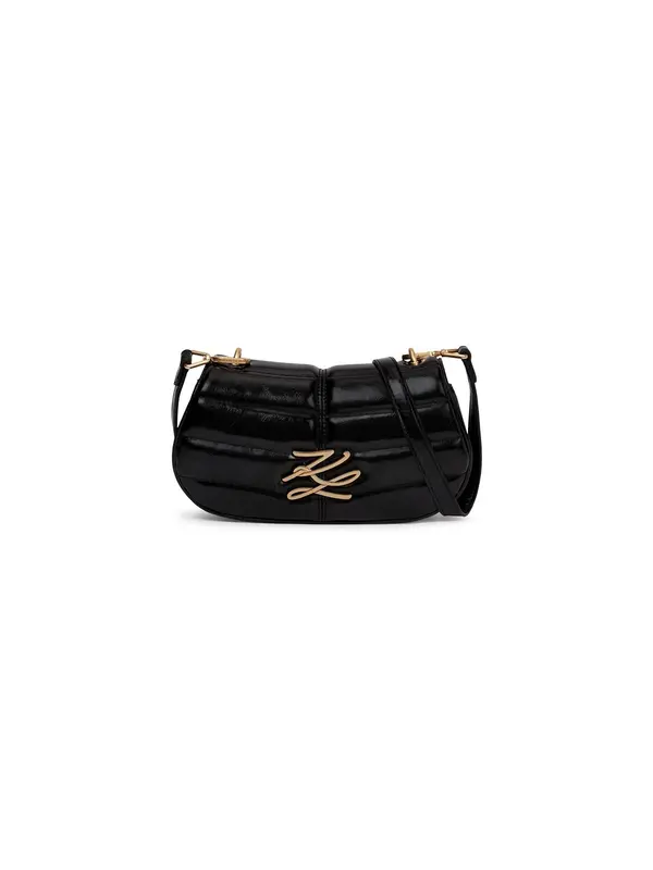 Karl Lagerfeld Karl Lagerfeld Torba preko ramena 'K/Autograph'  crna