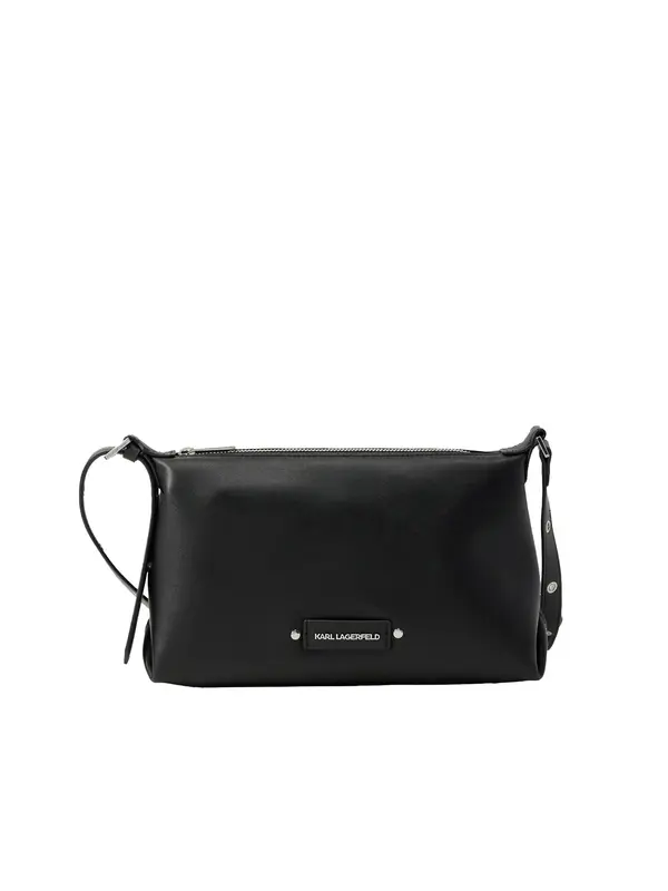 Karl Lagerfeld Karl Lagerfeld Torba preko ramena 'K/EYELETS'  crna