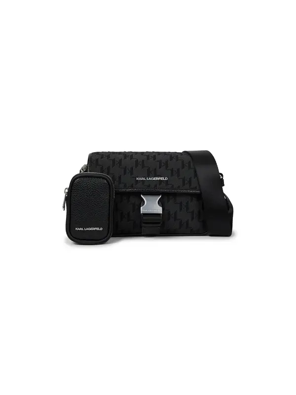 Karl Lagerfeld Karl Lagerfeld Torba preko ramena 'K/Monogram'  crna