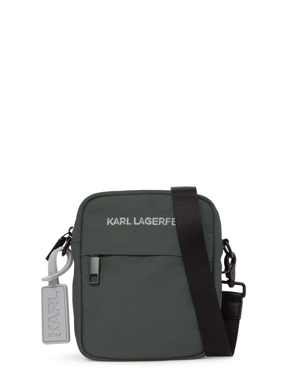 Karl Lagerfeld Karl Lagerfeld Torba preko ramena ' K/Pass '  siva / tamno zelena