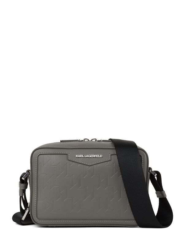 Karl Lagerfeld Karl Lagerfeld Torba preko ramena  siva / crna