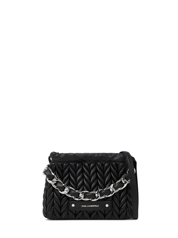 Karl Lagerfeld Karl Lagerfeld Torba preko ramena 'Weave'  crna