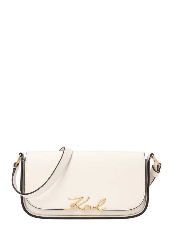 Karl Lagerfeld Karl Lagerfeld Torba preko ramena  zlatna / crna / bijela