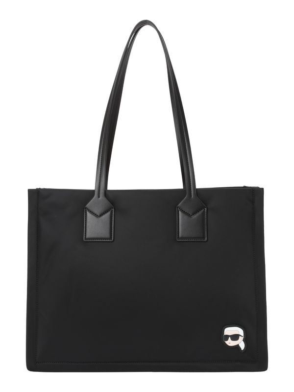 Karl Lagerfeld Karl Lagerfeld Torba za na rame  bež / crna / bijela