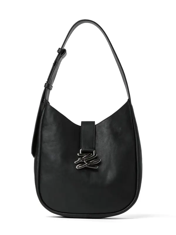 Karl Lagerfeld Karl Lagerfeld Torba za na rame  crna melange
