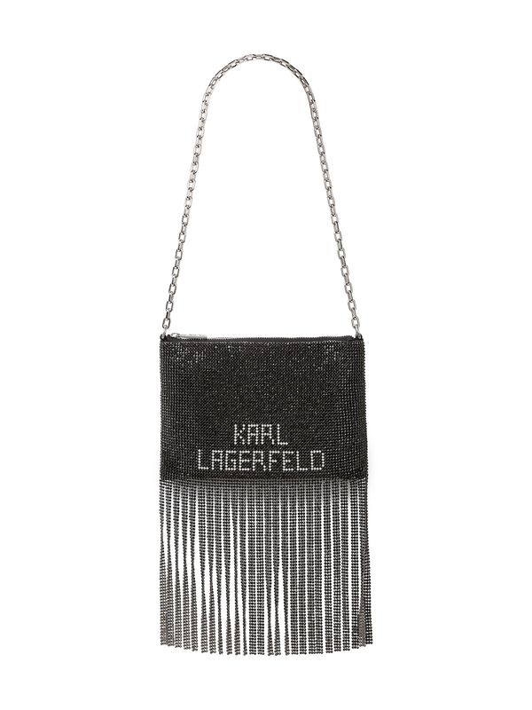 Karl Lagerfeld Karl Lagerfeld Torba za na rame  crna / srebro