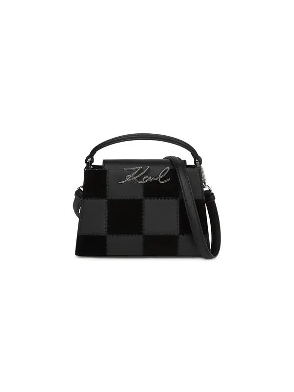 Karl Lagerfeld Karl Lagerfeld Torba za na rame  crna / srebro