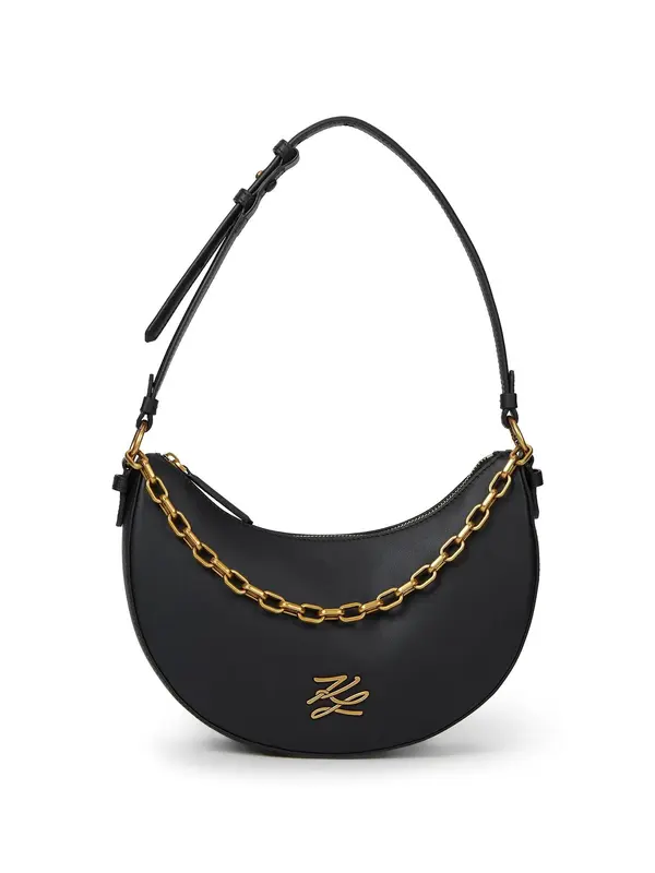 Karl Lagerfeld Karl Lagerfeld Torba za na rame 'K/Autograph'  zlatna / crna