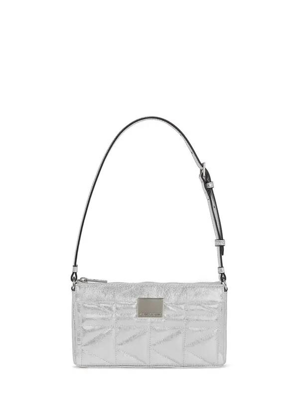 Karl Lagerfeld Karl Lagerfeld Torba za na rame 'Kuilt'  srebro