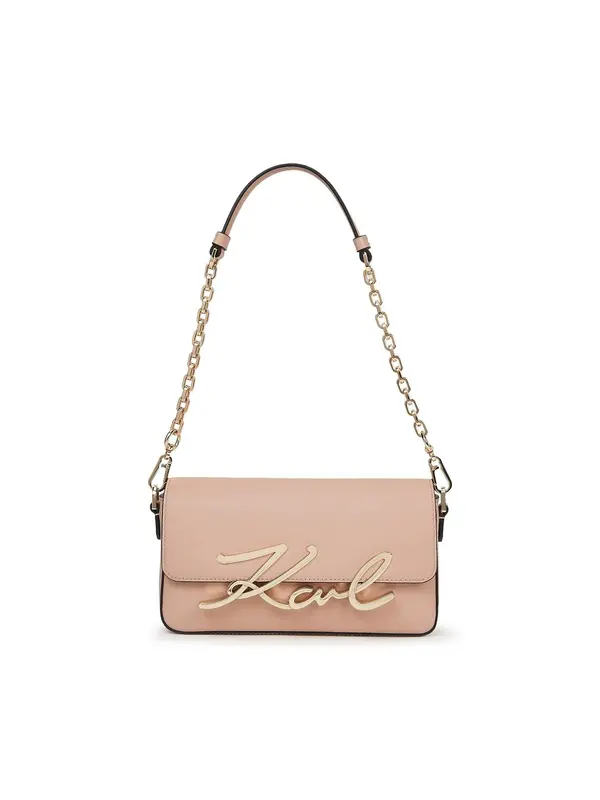 Karl Lagerfeld Karl Lagerfeld Torba za na rame  prljavo roza