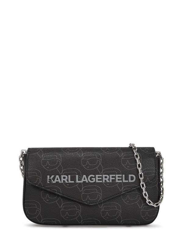 Karl Lagerfeld Karl Lagerfeld Torba za na rame  svijetlosiva / crna