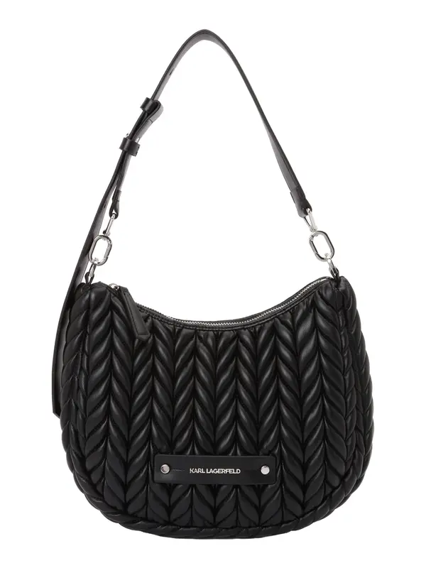 Karl Lagerfeld Karl Lagerfeld Torba za na rame 'Weave'  crna