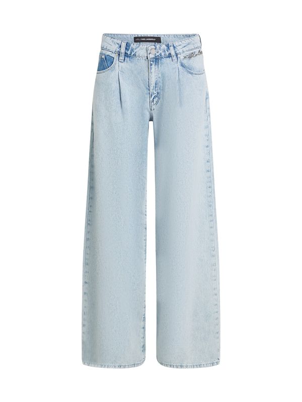 Karl Lagerfeld Karl Lagerfeld Traperice s naborima  svijetloplava