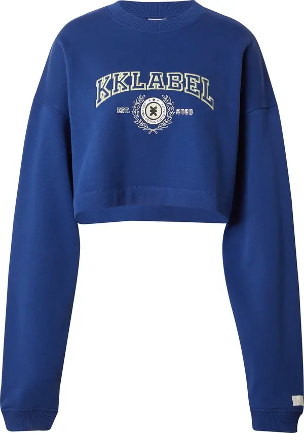 Karo Kauer Karo Kauer Sweater majica  bež / kobalt plava / pastelno zelena / bijela
