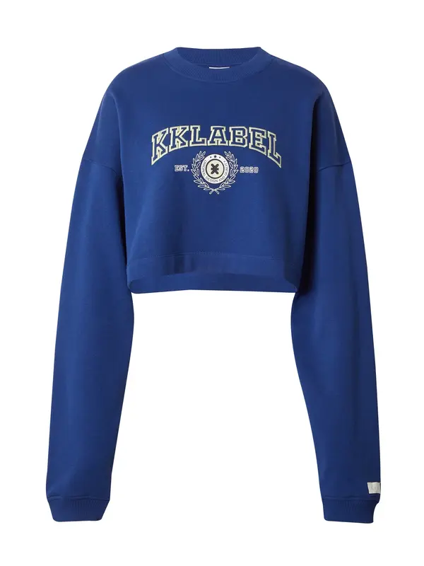 Karo Kauer Karo Kauer Sweater majica  bež / kobalt plava / pastelno zelena / bijela