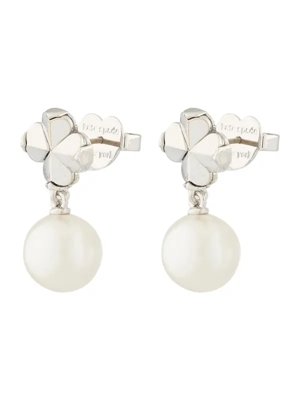 Kate Spade Kate Spade Naušnice  srebro / biserno bijela