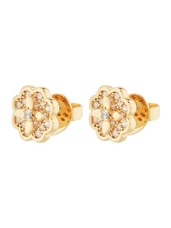 Kate Spade Kate Spade Naušnice  zlatna / prozirna