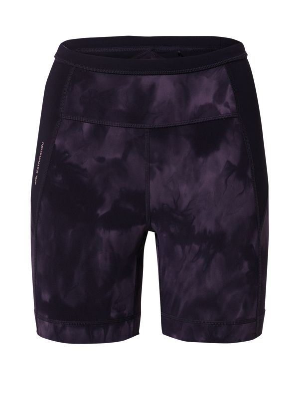 Kathmandu Kathmandu Sportske hlače  antracit siva / tamno ljubičasta / bijela