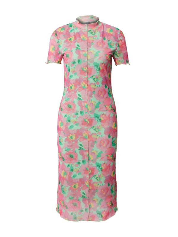 Katy Perry exclusive for ABOUT YOU Katy Perry exclusive for ABOUT YOU Haljina 'Penelope'  zelena / svijetloroza