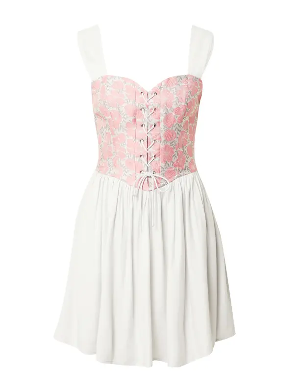 Katy Perry exclusive for ABOUT YOU Katy Perry exclusive for ABOUT YOU Haljina 'Viola'  roza / bijela