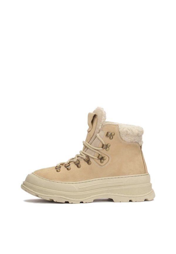 Kazar Kazar Čizme na vezanje  bež