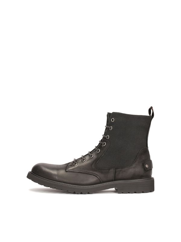 Kazar Kazar Čizme na vezanje  crna