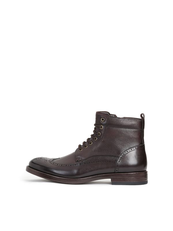 Kazar Kazar Čizme na vezanje  kestenjasto smeđa