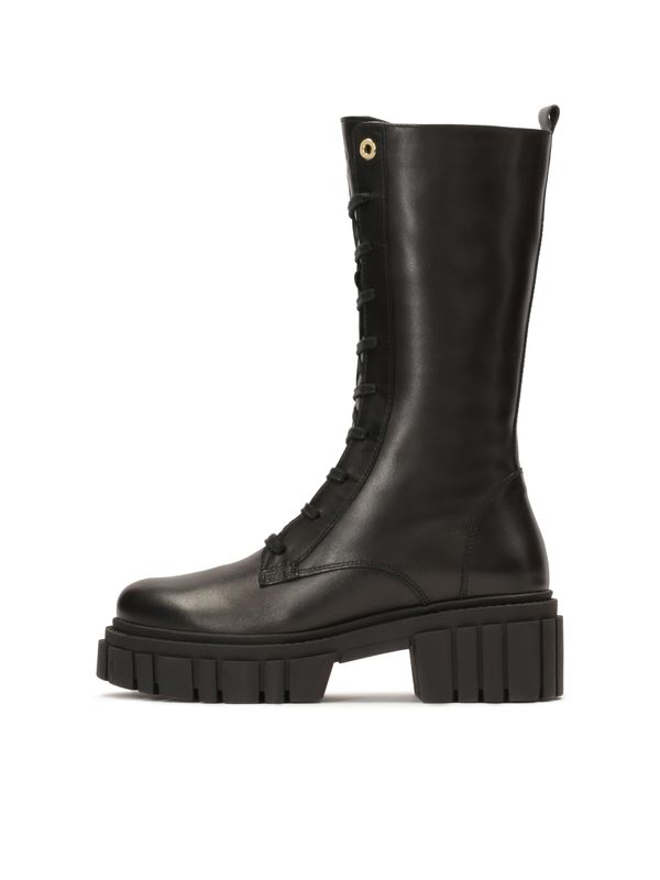 Kazar Kazar Čizme sa vezicama  crna