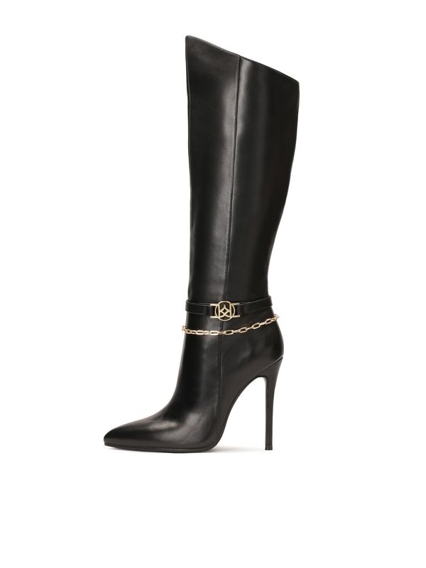 Kazar Kazar Čizme  zlatna / crna