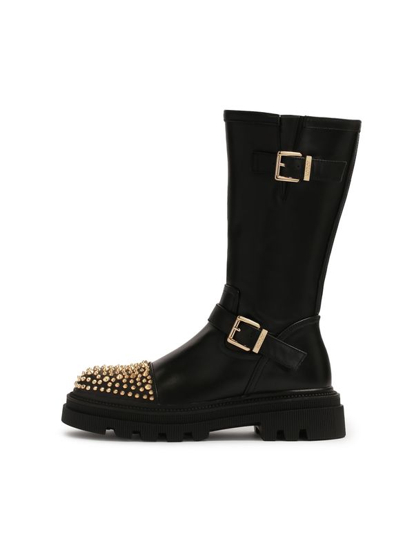 Kazar Kazar Čizme  zlatna / crna