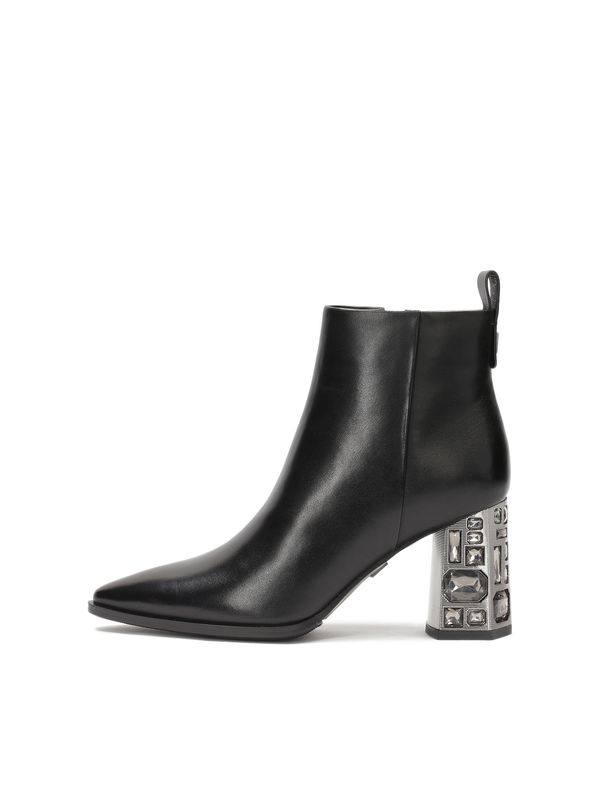 Kazar Kazar Čizmice  crna / srebro