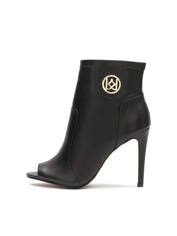 Kazar Kazar Čizmice  zlatna / crna