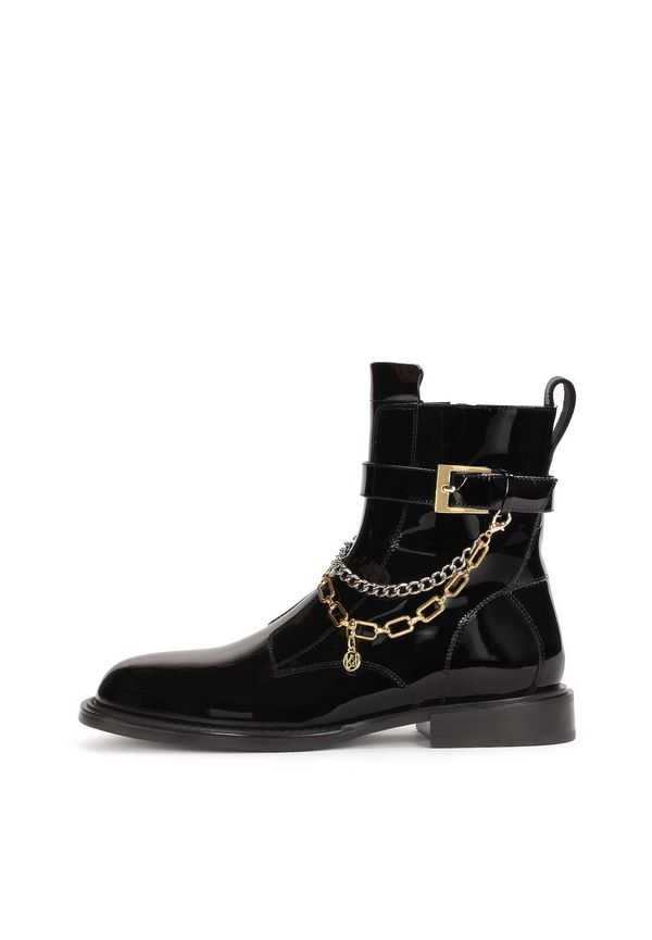 Kazar Kazar Čizmice  zlatna / crna / srebro