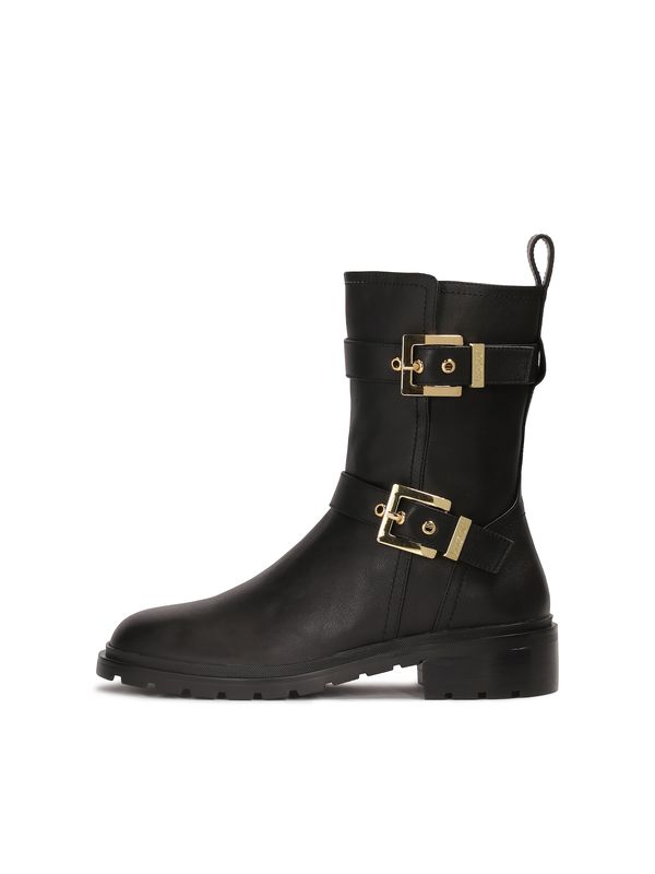 Kazar Kazar Čizmice  zlatna / crna