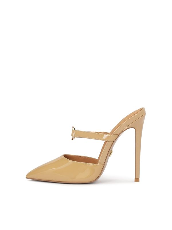 Kazar Kazar Natikače s potpeticom  bež / zlatna