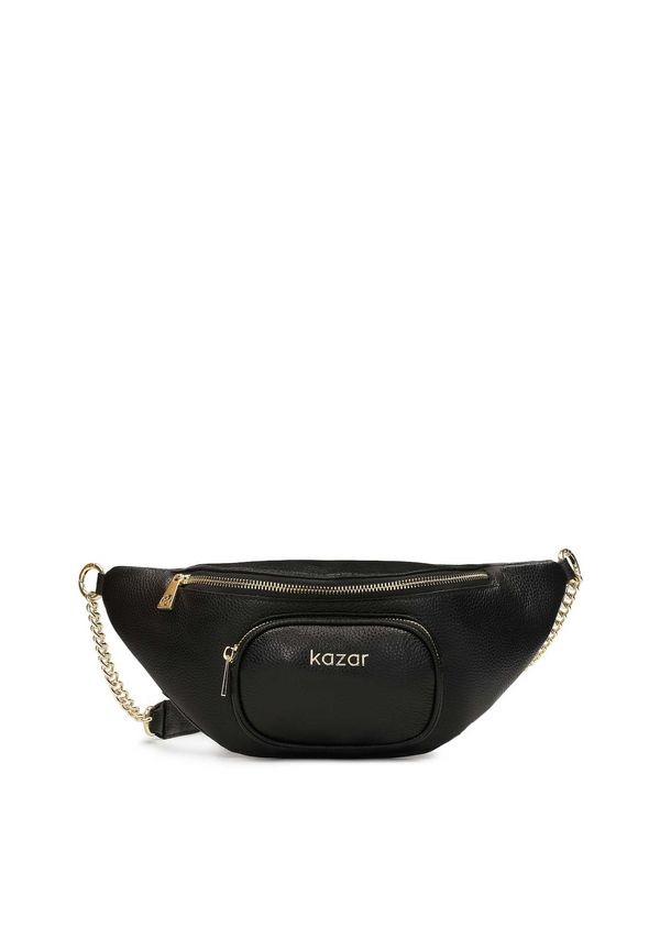 Kazar Kazar Pojasna torbica  zlatna / crna
