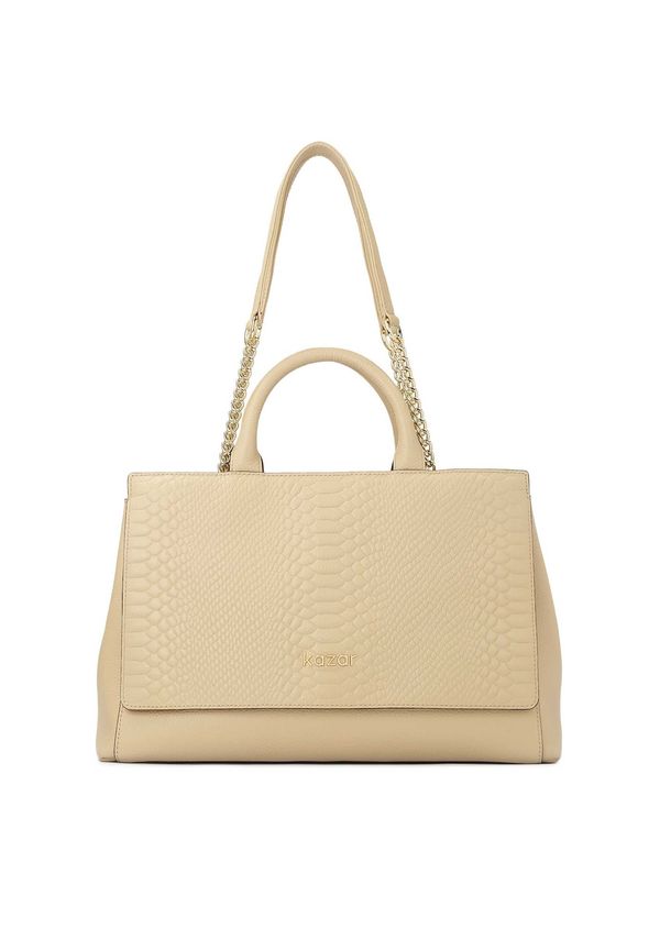 Kazar Kazar Ručna torbica  bež / zlatna