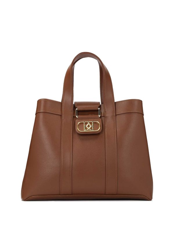 Kazar Kazar Ručna torbica  smeđa / zlatna