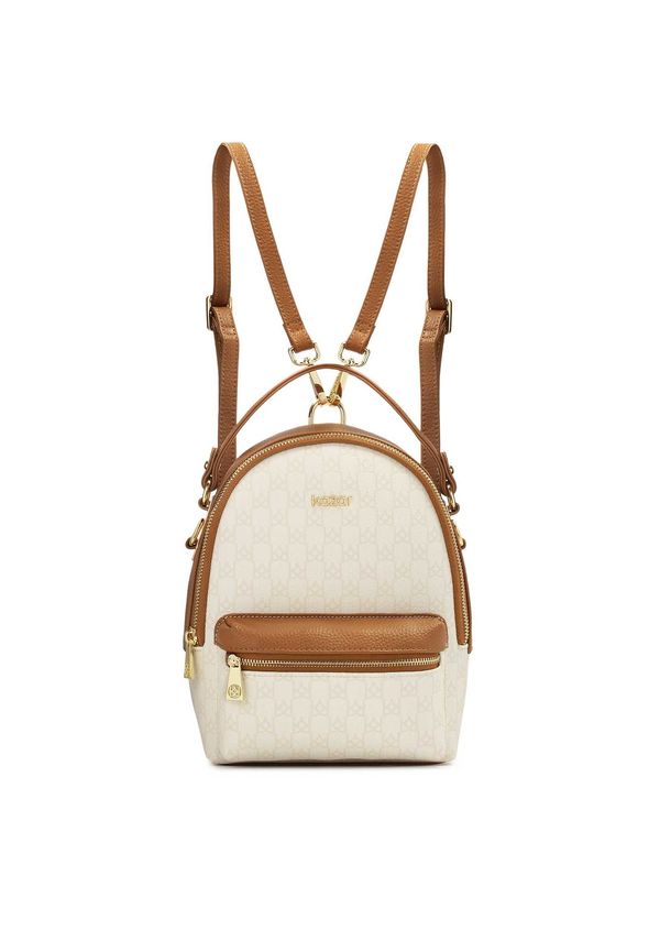 Kazar Kazar Ruksak  karamela / prljavo bijela