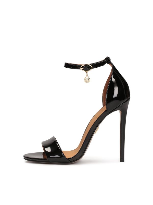 Kazar Kazar Sandale  crna / srebro