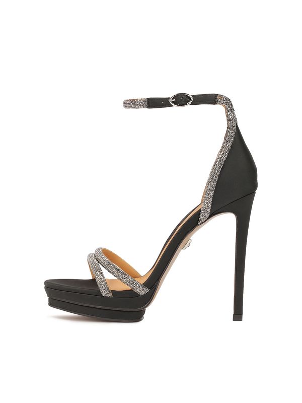 Kazar Kazar Sandale s remenčićima  crna