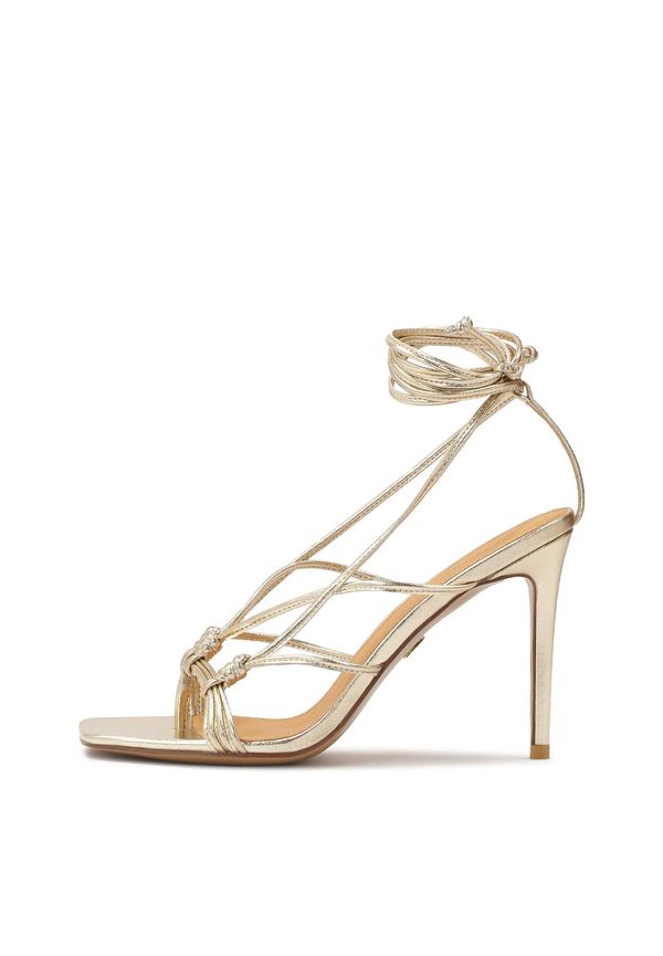 Kazar Kazar Sandale s remenčićima  zlatna