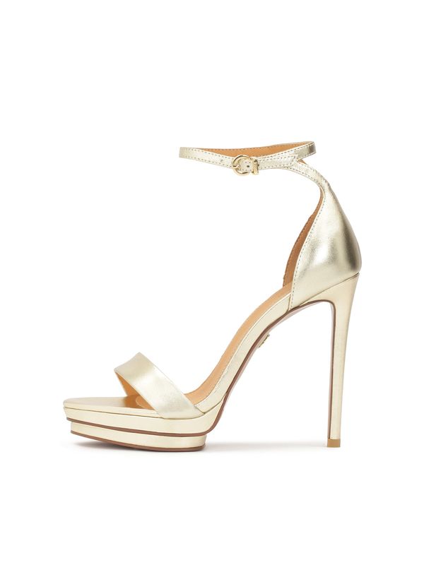 Kazar Kazar Sandale s remenčićima  zlatna